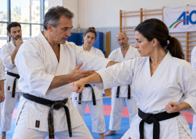 Karate, a Padova il corso di aggiornamento per insegnanti tecnici AiCS
