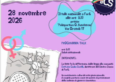 Parete di Genere, da Forlì il lancio nazionale: un talk su reti territoriali e prevenzione della violenza